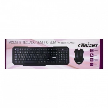 Teclado e Mouse Sem Fio