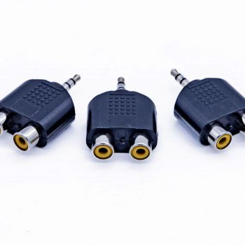 Adaptador P2 Streo para 2 X Rca Jack