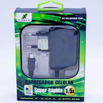 Carregador Parede V8/Micro Usb