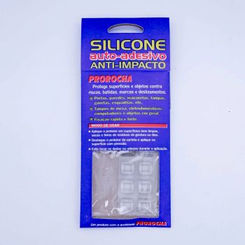 Batente de Silicone Auto-adesivo Quadrado