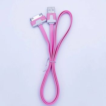 Cabo Flat para Ipod / Iphone 30 Pinos Rosa