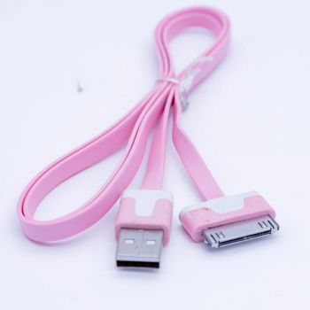 Cabo Flat para Ipod / Iphone 30 Pinos Rosa