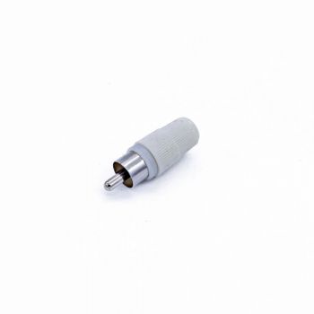 Plug Rca Plstico Branco