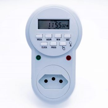 Timer Analgico Bivolt - Branco