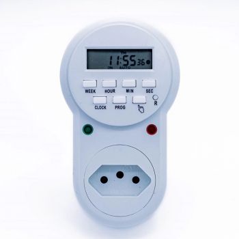 Timer Analgico Bivolt - Branco