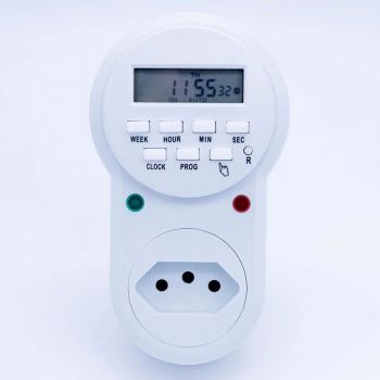 Timer Digital 100-240v Branco