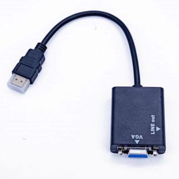 Conversor Hdmi M X Vga F com udio