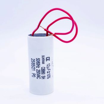 Capacitor 2 Fios 12uf 2 Fios