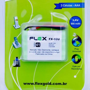 Bateria 3,6v 600ma Fx-60u