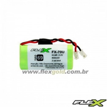 Bateria 2,4v 600ma