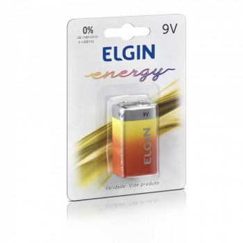 Bateria 9v Blister Elgin