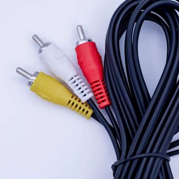 Cabo de Adio / Video 3x3 Plug Rca - Embalado